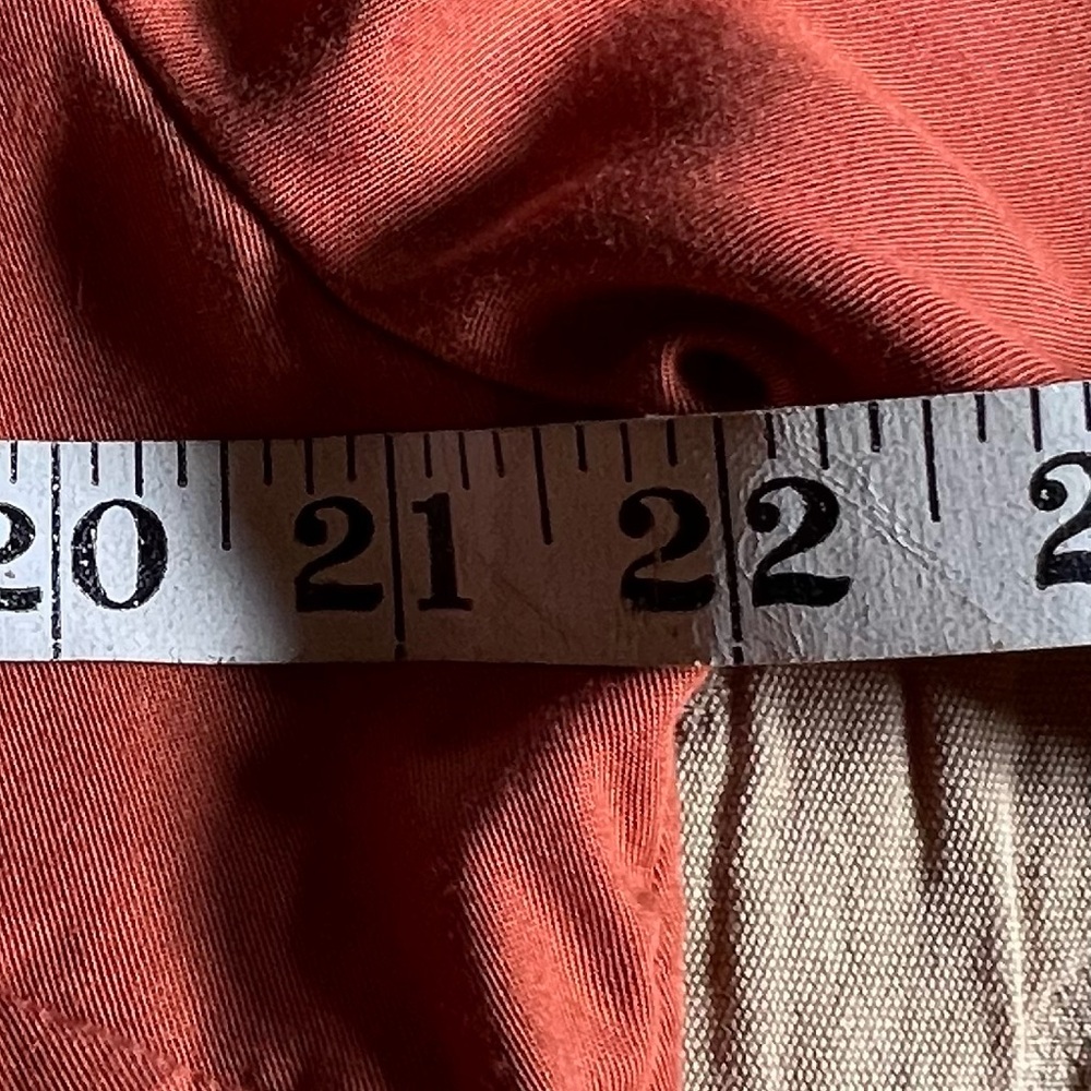 Elegant Rust V-Neck Dress - Picture 8 of 9